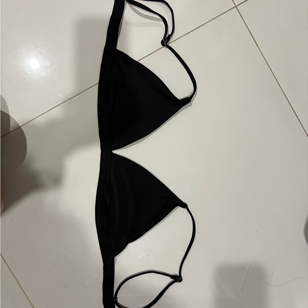 SHEIN Black Bikini Top